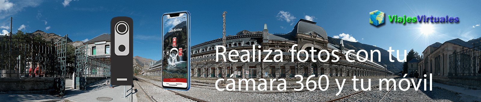 Realiza fotos con tu cámara 360 y tu móvil