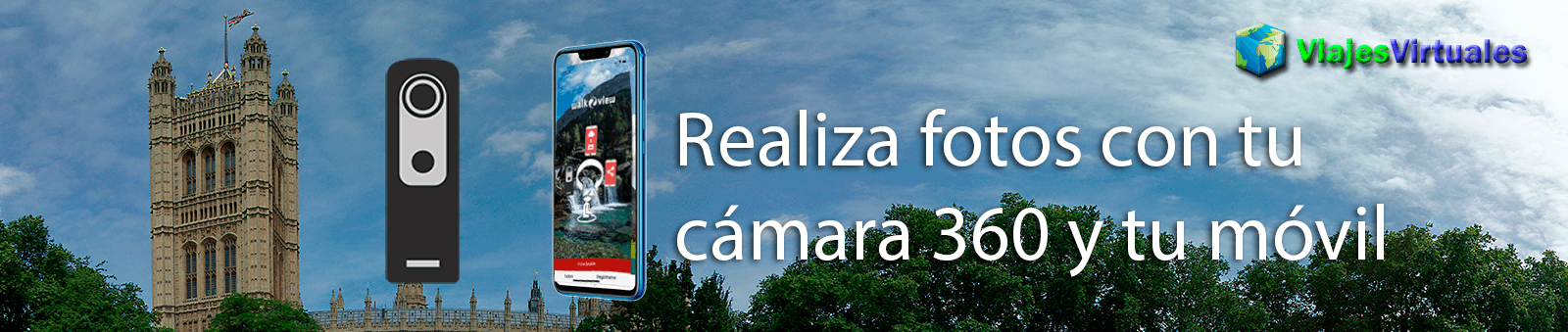 Realiza fotos con tu cámara 360 y tu móvil